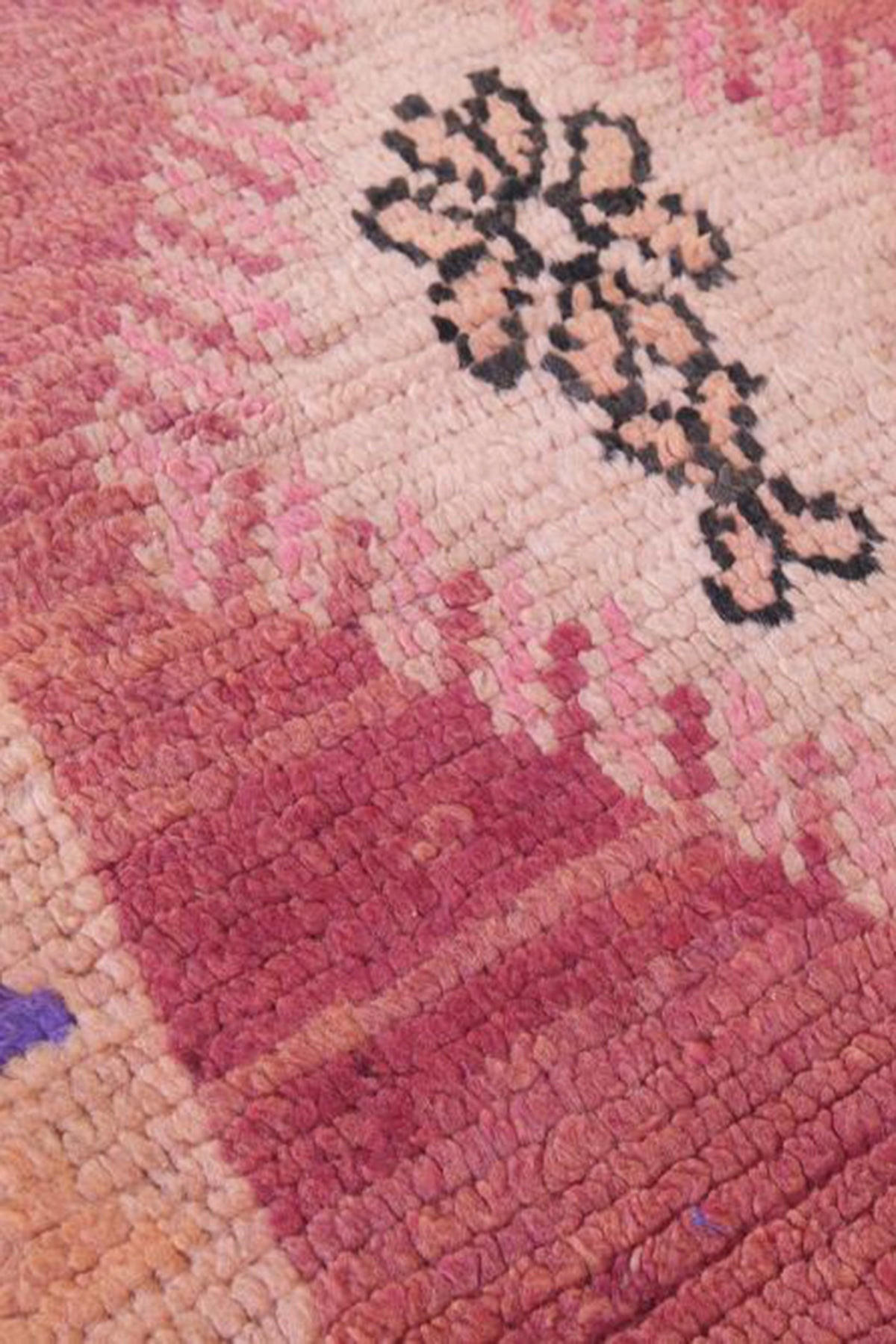 BERBERTEPPICH aus reiner Wolle 73x 266 cm - Pink, Naturmaterialien (73/266cm) - AFK Living