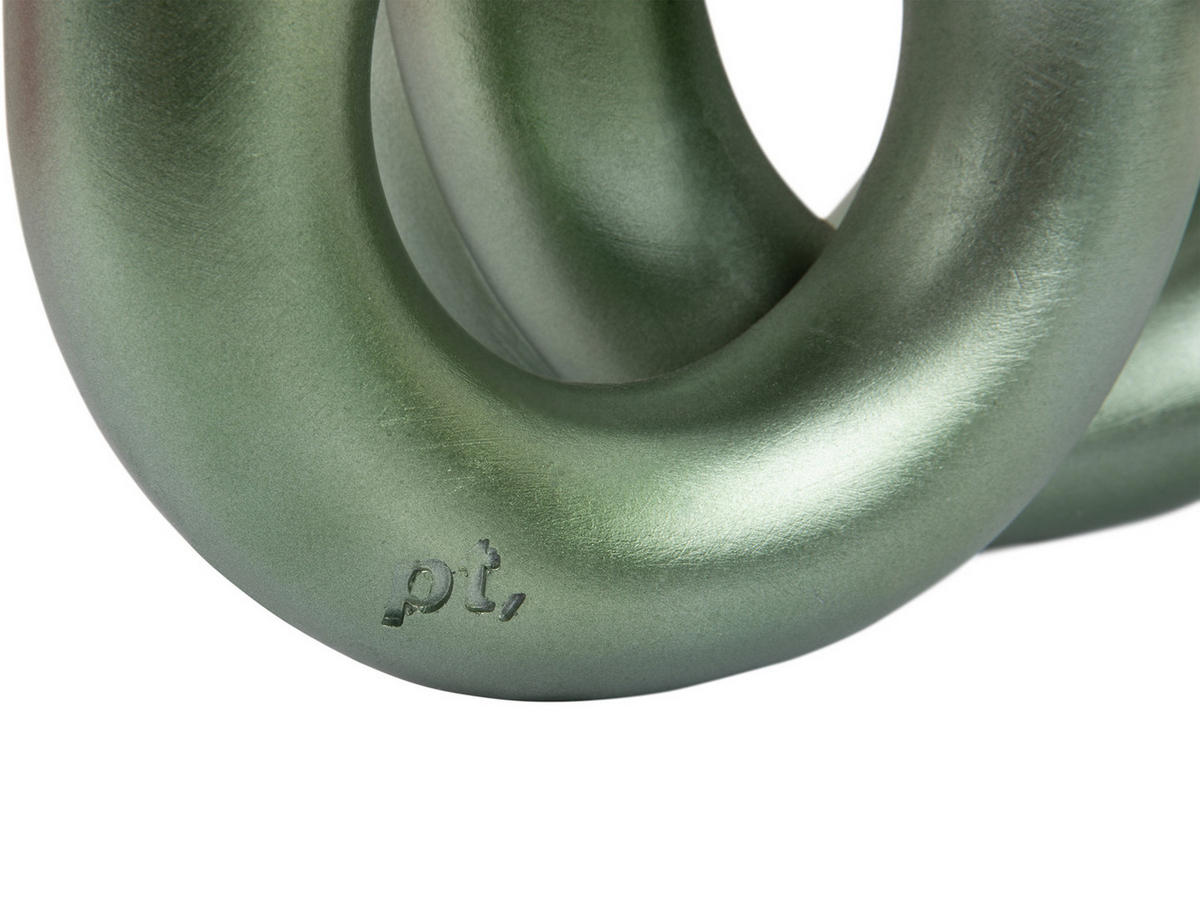 KERZENSTANDER Rings 18/12/20 cm - Grün, Kunststoff (12/20/18cm) - Present Time