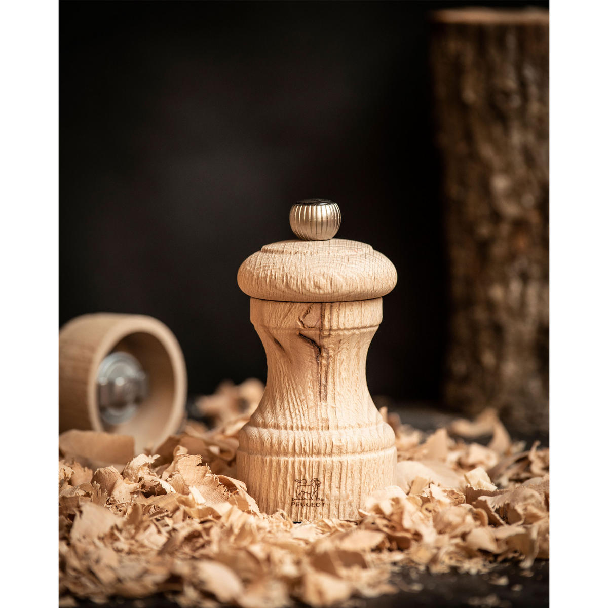 PFEFFERMÜHLE Bistro Nature 10cm Buchenholz Stahlmahlwerk - Braun, Holz (5.3/10/5.3cm) - PEUGEOT