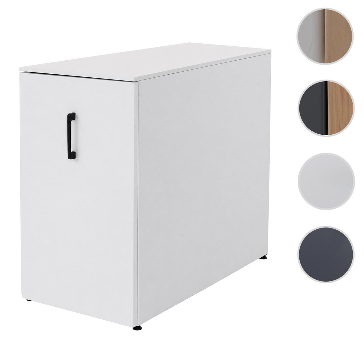 AKTENSCHRANK Weiß - Weiß, Metall (43/74/80cm) - MCW
