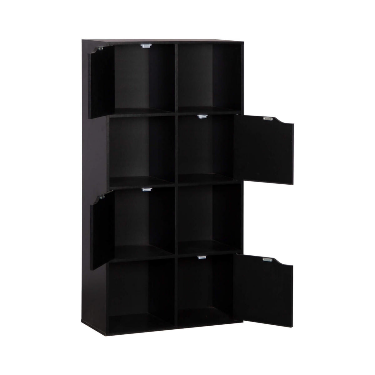 BÜCHERREGAL Schwarz 29/60/119 cm - Schwarz, Holzwerkstoff (60/119/29cm) - Mobili Rebecca