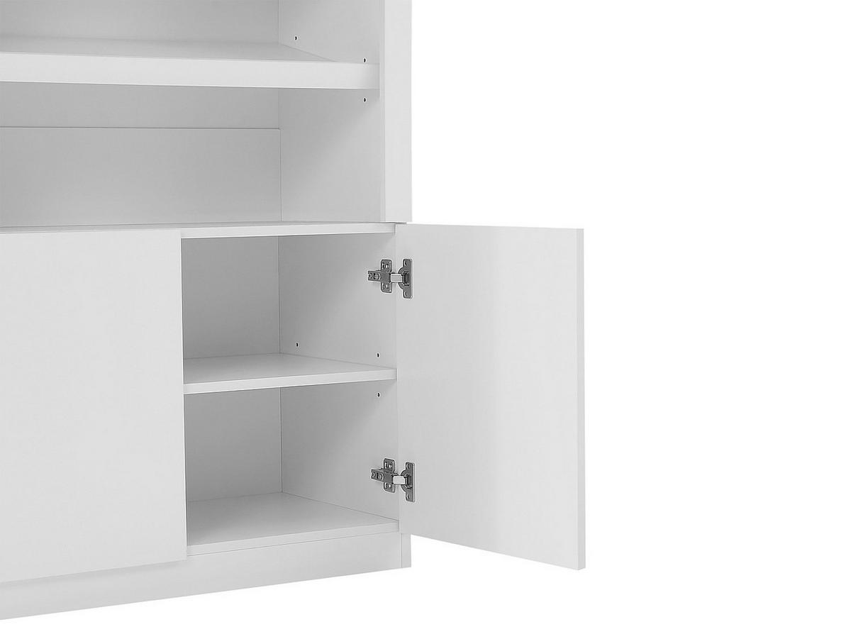 SCHUHSCHRANK - 81.7 x 30.7 - holz - weiß Dolmina - Weiß, Holz (81.7/184/30.7cm) - Vente-Unique