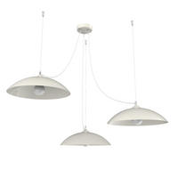 HÄNGELEUCHTE Dream X3 - Weiß Hochglanz, Metall (40/40/9cm) - Lumicom