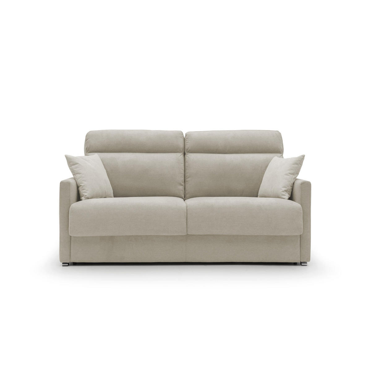 SCHLAFSOFA Margot - Creme, Textil (196/102/97cm) - Divani.store