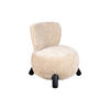 SESSEL Busto Braun 74/74/74 cm - Beige, Kunststoff (74/74/74cm) - Leitmotiv