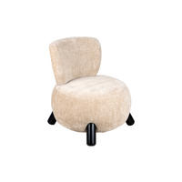 SESSEL Busto Braun 74/74/74 cm - Beige, Kunststoff (74/74/74cm) - Leitmotiv