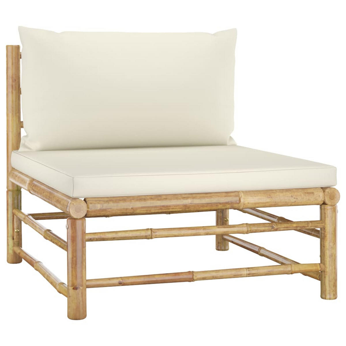 GARTENSET Renninger 6-teilig - Weiß, Naturmaterialien - Nettlife