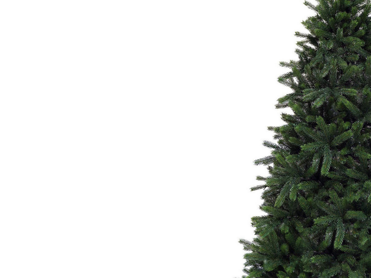LAALU WEIHNACHTSBAUM künstlich grün 3D Tanne Merlin 210 cm mit Ständer - Grün, Kunststoff (210cm) - LAALU