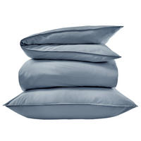 MAKOSATIN BETTWÄSCHE Nightlife Deluxe aus Baumwolle 155 x 220 cm - Dunkelblau, Textil (135/200cm) - Butlers