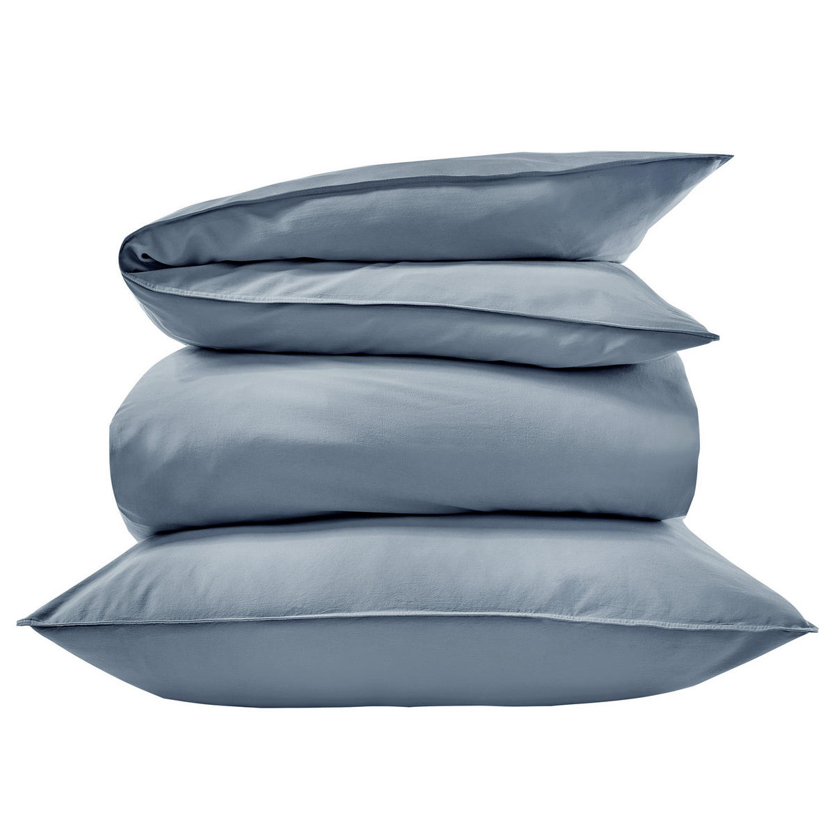 MAKOSATIN BETTWÄSCHE Nightlife Deluxe aus Baumwolle 155 x 220 cm - Dunkelblau, Textil (135/200cm) - Butlers