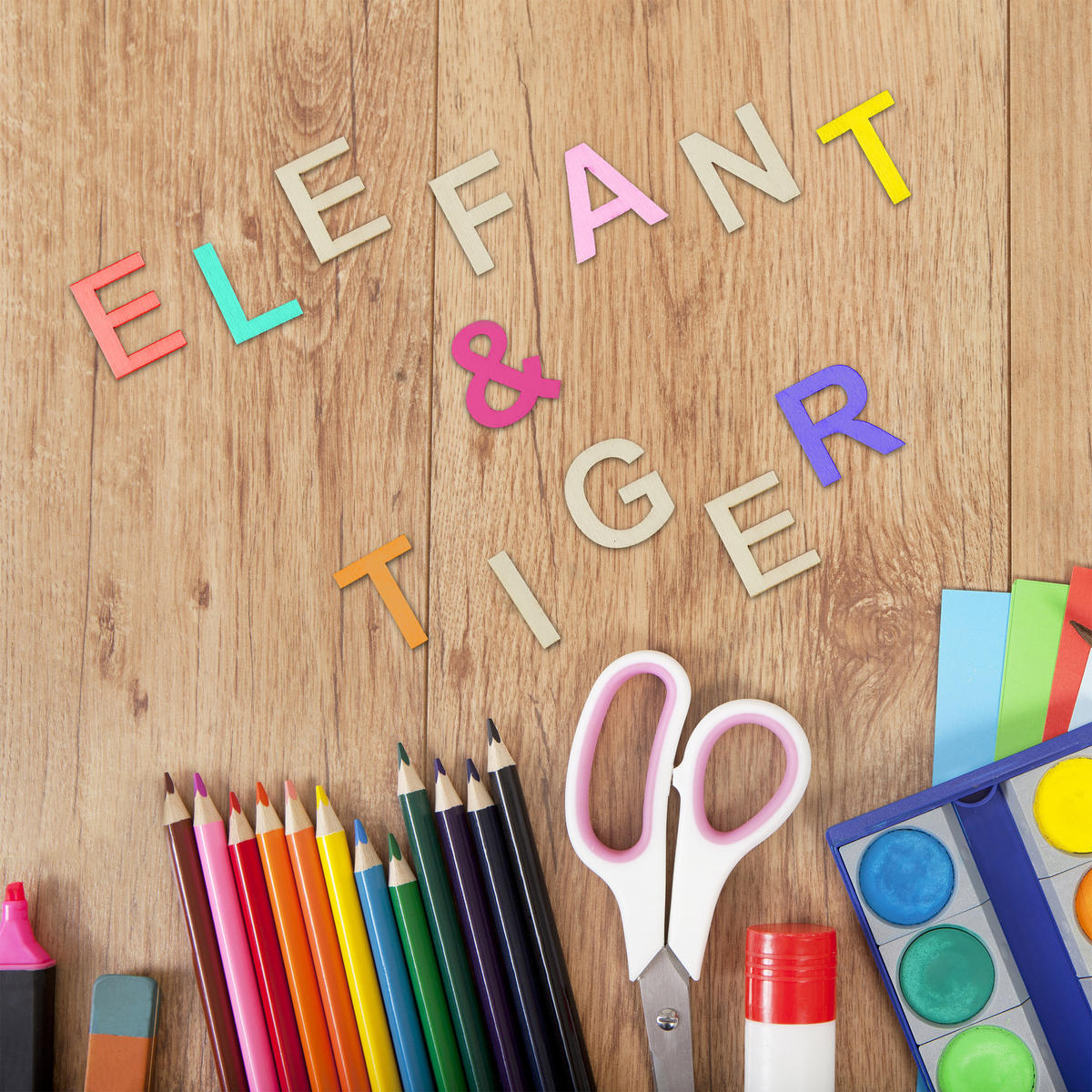 HOLZBUCHSTABEN Set - Beige, Holz (11/1.5/30cm) - Relaxdays