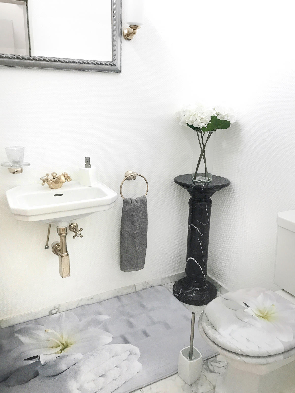 BADTEPPICH Good Feeling 70 x 110 cm - Weiß, Textil (70/110cm) - Sanilo