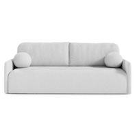 SOFA Ecru GLOV In Bouclé Stoff Drei-Sitzer - Weiß, Textil (206/95/87cm) - Sepro Meble