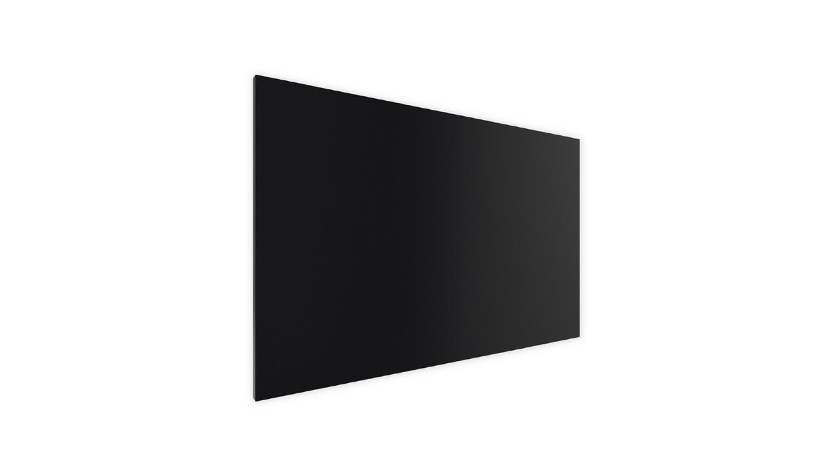 METALBOARD mit Kreideoberfläche 90x60cm + Zubehör-Set - Schwarz, Metall (90/60/1.8cm) - ALLboards