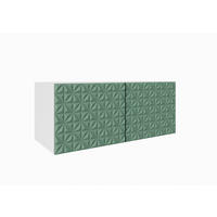 TV-SCHRANK CALI - Weiß/Grün, Holzwerkstoff (100/41/40cm) - Meblini