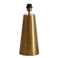 LAMPENFUSS Yelos Bronze Ø18/43 cm - Bronzefarben, Metall (18/18/43cm) - Light & Living