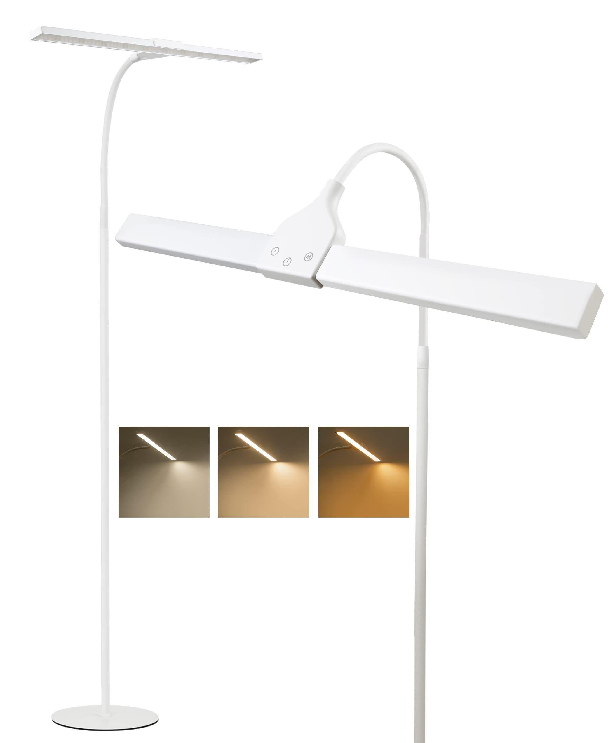 ZMH Stehlampe Weiß 26x22x156 cm