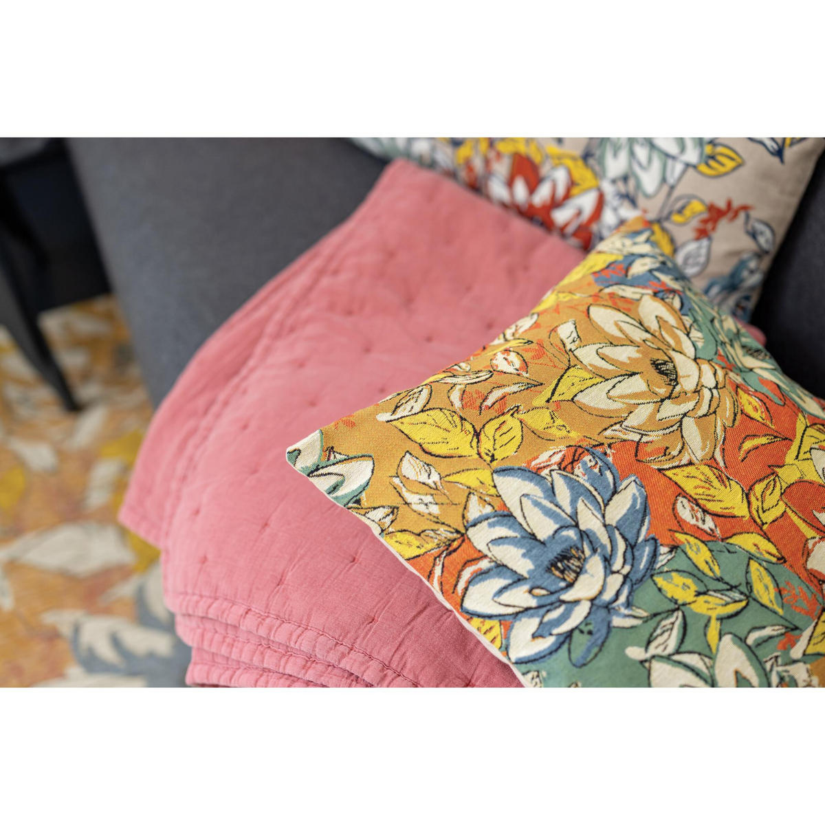 KISSEN Alba multico 45 x 45 cm - Multicolor, Textil (45/45cm) - Vivaraise