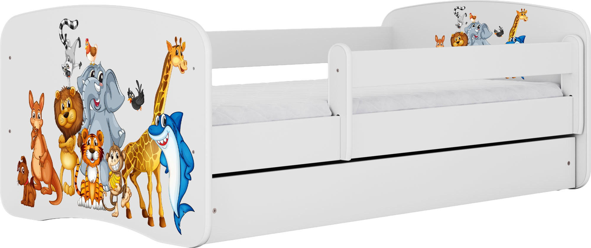 WFL Group Kinderbett Braun 180x80 cm
