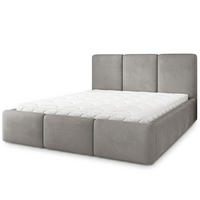 POLSTERBETT MORENA MGV 160x200 cm mit Bettkästen - Grau - Grau, Holz (160/200cm) - MASSENO