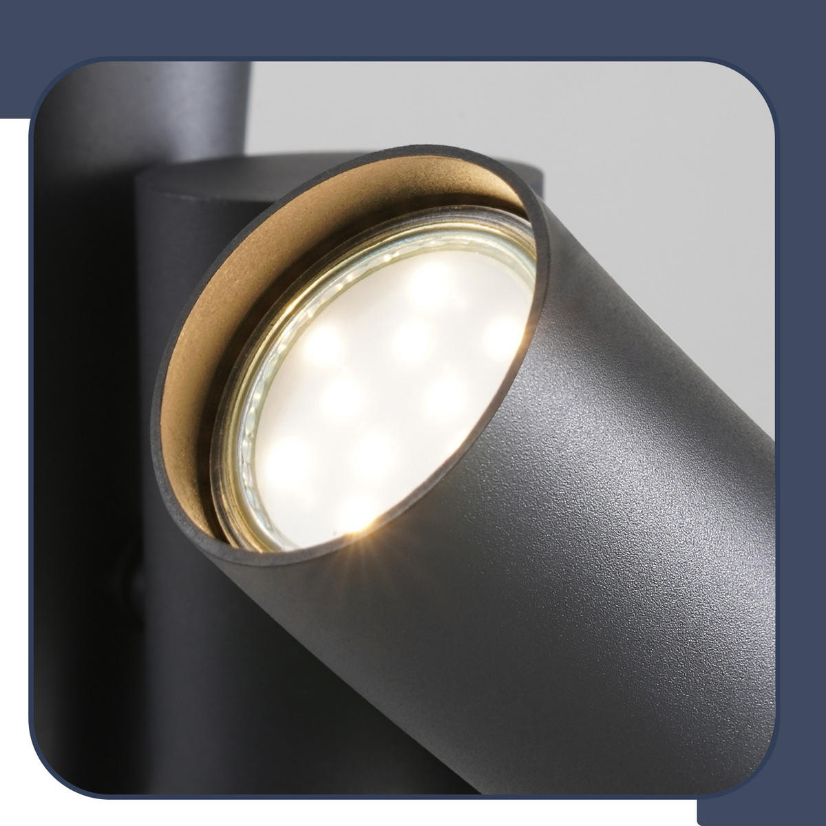 DECKENLEUCHTE Durham 5.5/14/18.5cm - Schwarz, Metall (5.5/14/18.5cm) - Nettlife