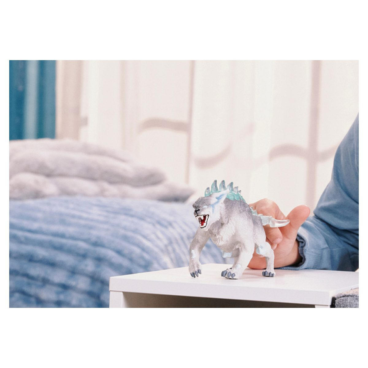 SPIELFIGUR Eisluchs-Figur - Türkis, Kunststoff (15.8/9.2/6.5cm) - Schleich
