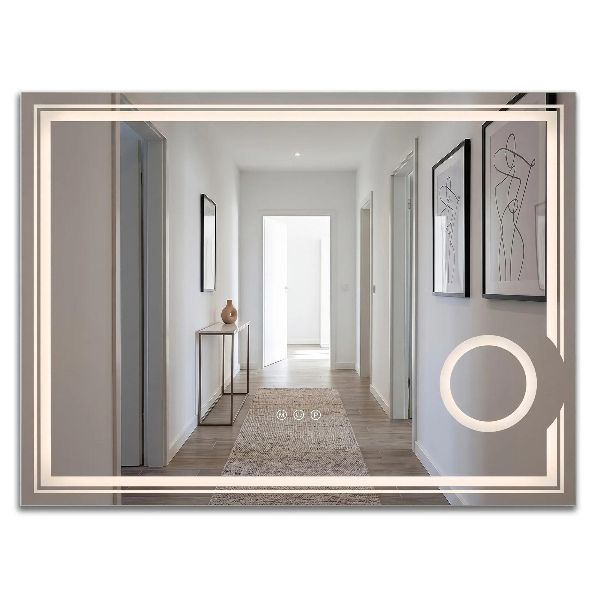 REA Spiegel Transparent 80x60x2 cm