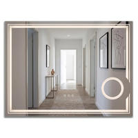 SPIEGEL Rea Led 80x60cm Haven - Transparent, Glas (80/60/2cm) - REA