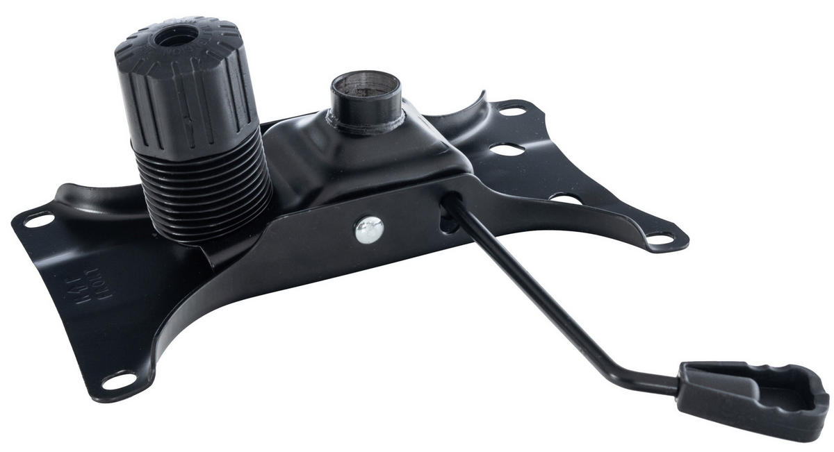 DREHSTUHL Metall schwarz - Schwarz, Metall (17.5/12/28cm) - CLP