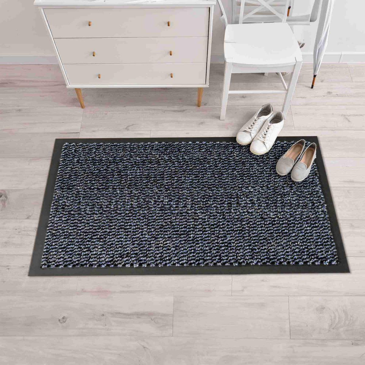 FUSSMATTE NELA Rutschfest - Blau, Textil (60/80cm) - Astra