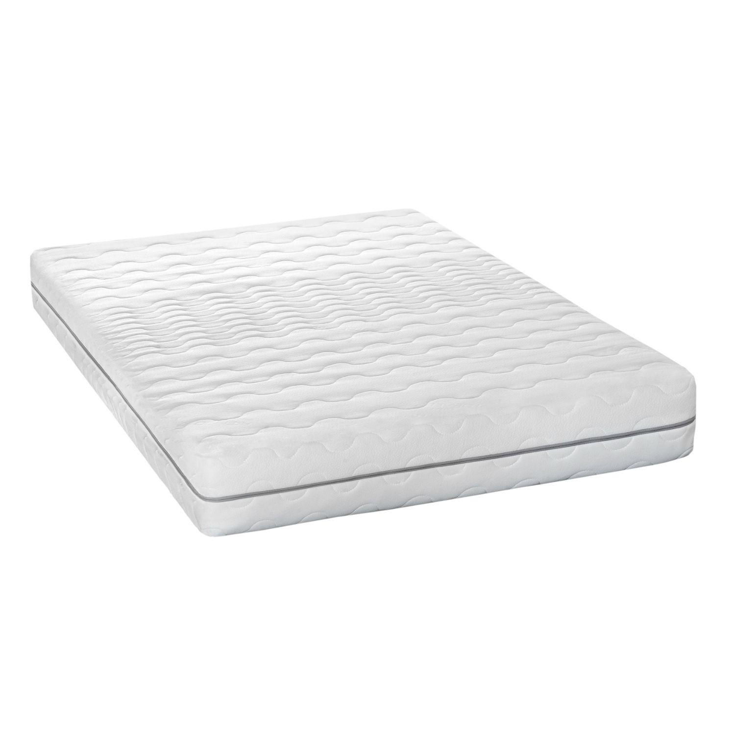 TASCHENFEDERKERNMATRATZE 90x200 H3+H4, Höhe 21cm - Öko Tex zertifizierte Matratze 90x200 mit waschbarem Bezug - Weiß, Textil (90/200cm) - Sleepneo