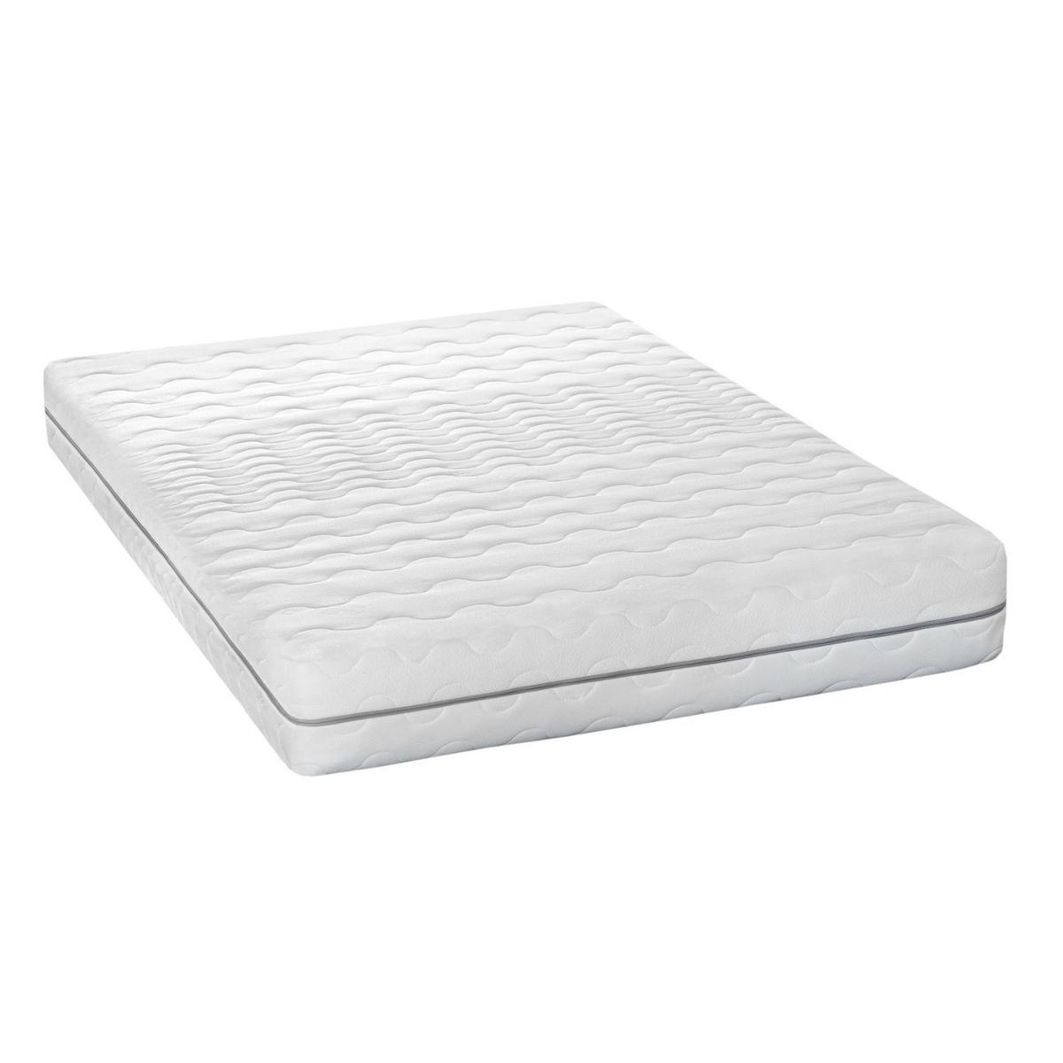 TASCHENFEDERKERNMATRATZE 180x200 H3+H4, Höhe 21cm - Öko Tex zertifizierte Matratze 180x200 mit waschbarem Bezug - Weiß, Textil (180/200cm) - Sleepneo