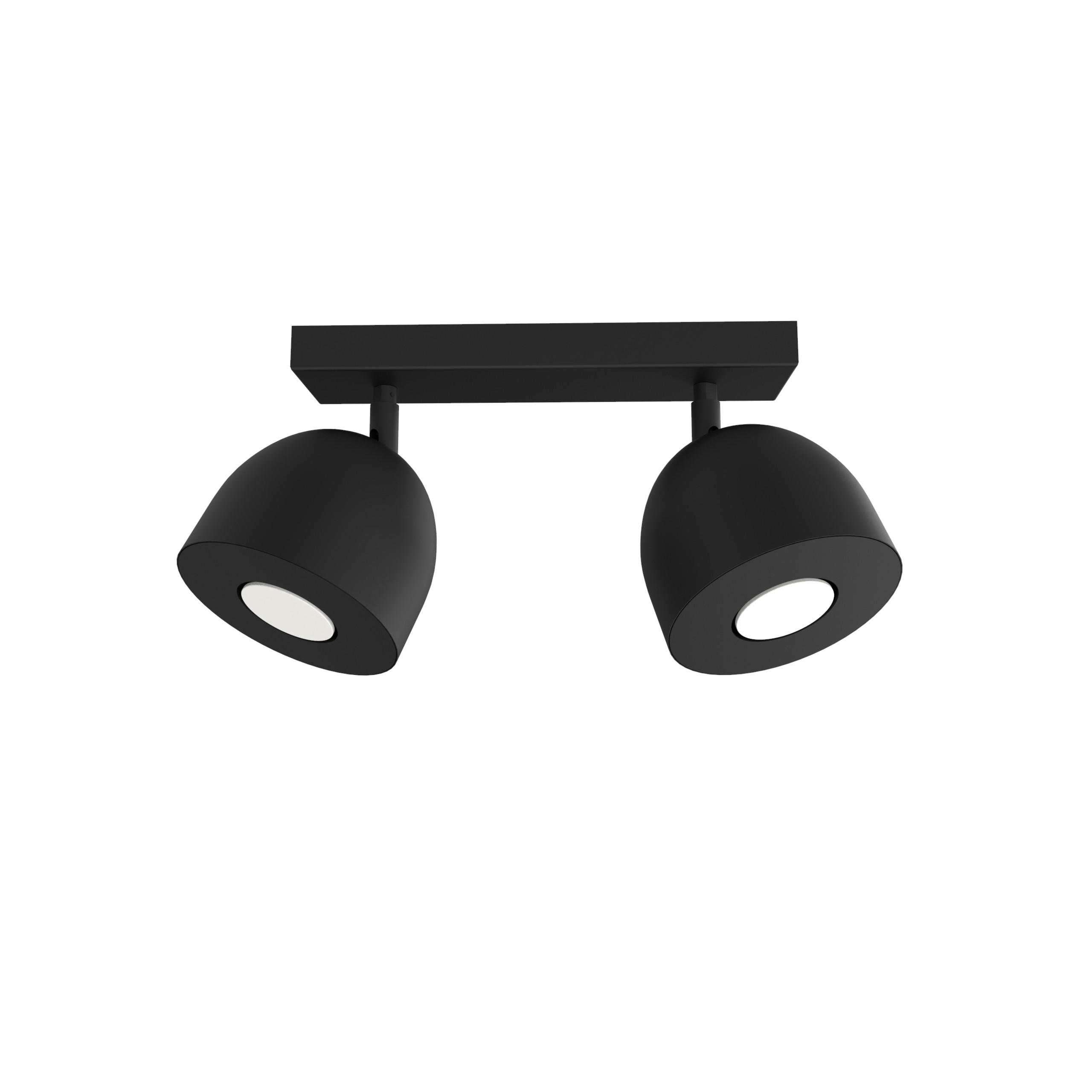 DECKENLEUCHTE - Schwarz, Metall (6.5/27/18cm) - Lumicom