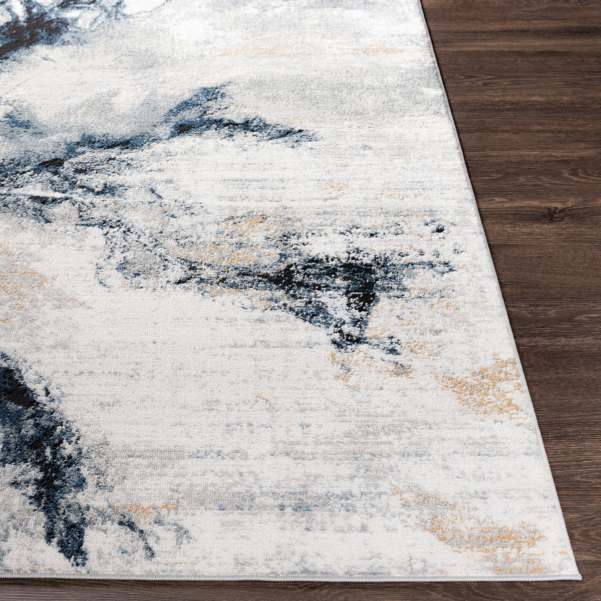 KURZFLORTEPPICH Emma 200/275 cm Dunkelblau - Blau/Grau, Textil (200/275cm) - LIVABLISS