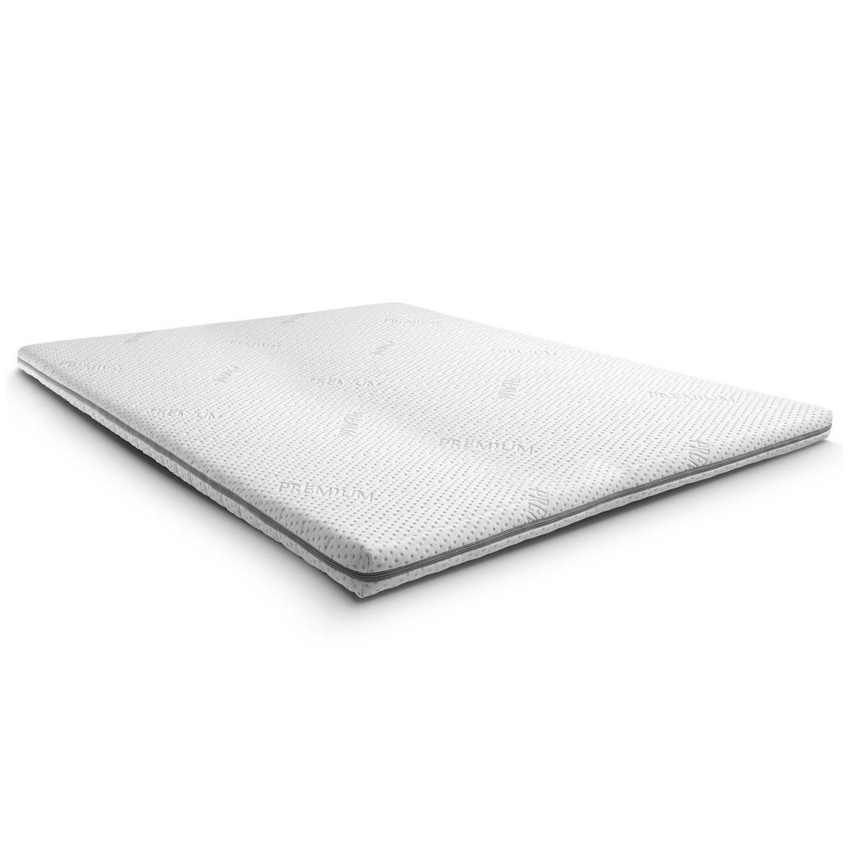TOPPER Premium 180x200 cm - Weiß, Textil (180/200cm) - Supportho