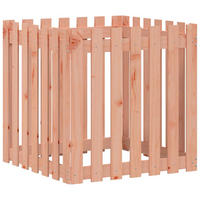 PFLANZKÜBEL Lattenzaun-Design 70x70x70 cm Massivholz Douglasie - Rotbraun, Holz (70/70/70cm)