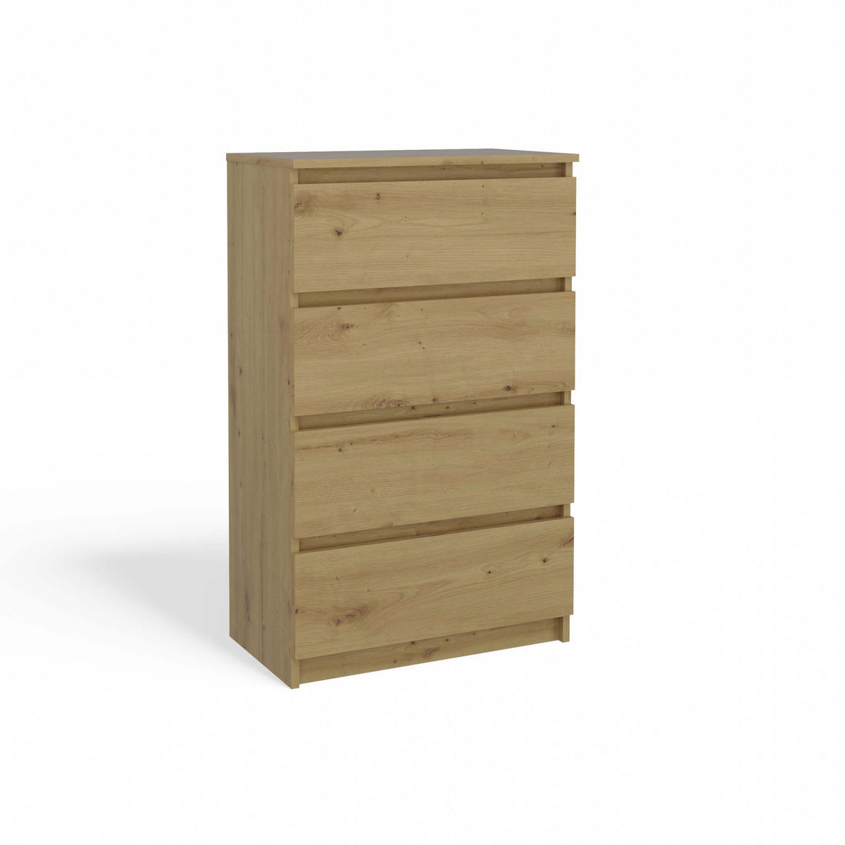 KOMMODE 4 SCHUBLADEN M4 - EICHE ARTISAN - Eiche Artisan, Holzwerkstoff (70/97/40cm) - CDF