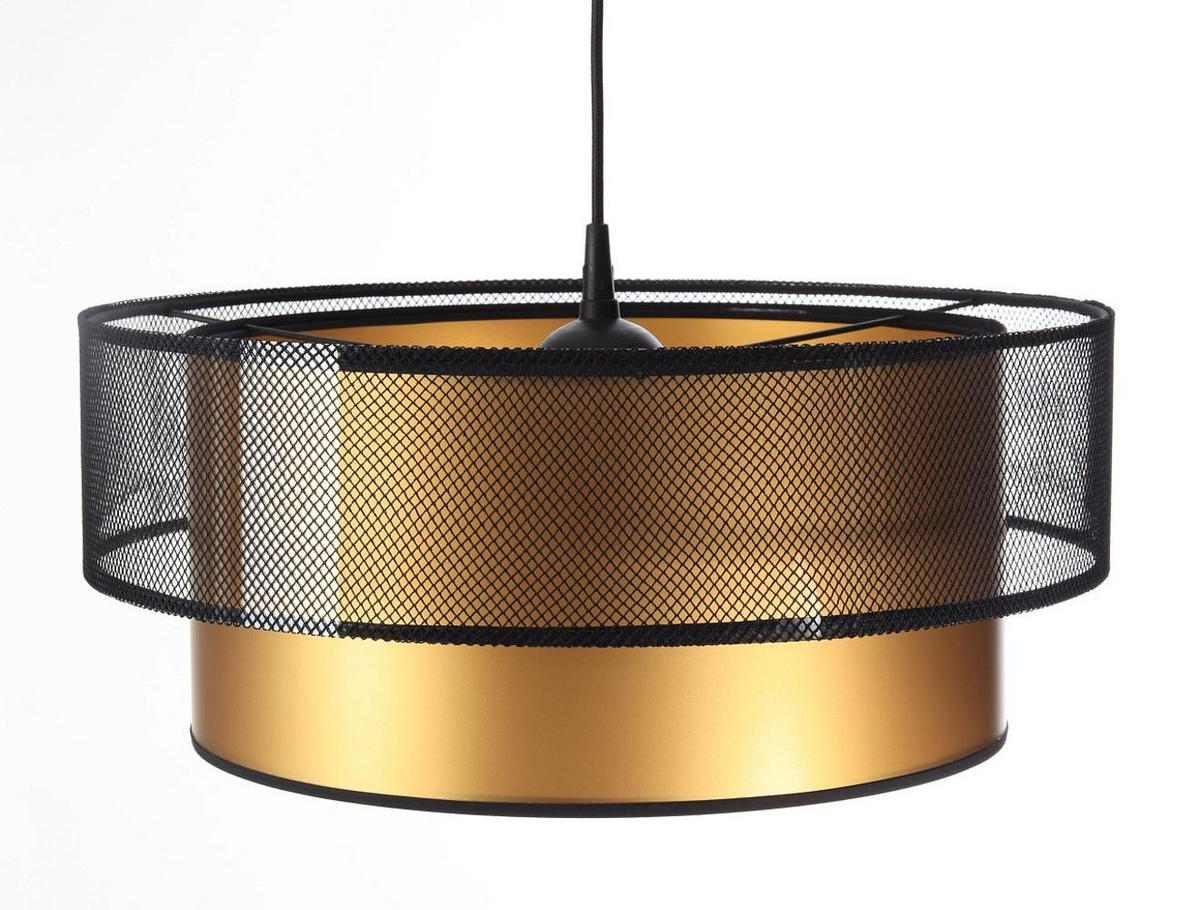 HÄNGELEUCHTE Gold 50/20 cm - Goldfarben, Kunststoff (50/1/20cm) - ONZENO