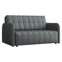 SCHLAFSOFA Viva Grand III - Dunkelgrau/Schwarz, Holz/Kunststoff (145/85/95cm) - MIRJAN24