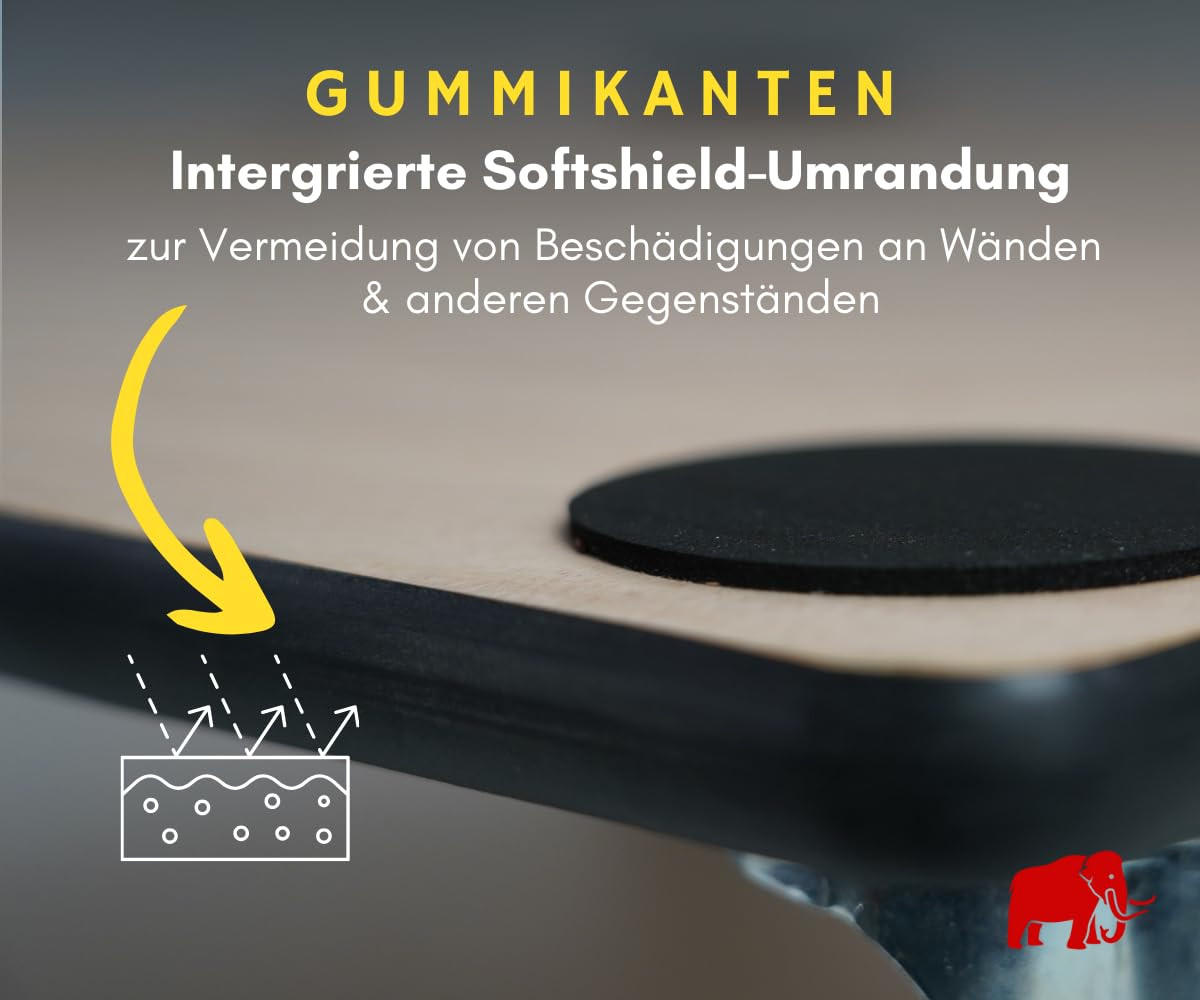 TRANSPORTROLLER mit 4 Rollen 11,5x50x50 cm Traglast 150kg Sperrholzplatte Braun 2 Stück - Braun, Holzwerkstoff (50/50/11.5cm) - PROREGAL