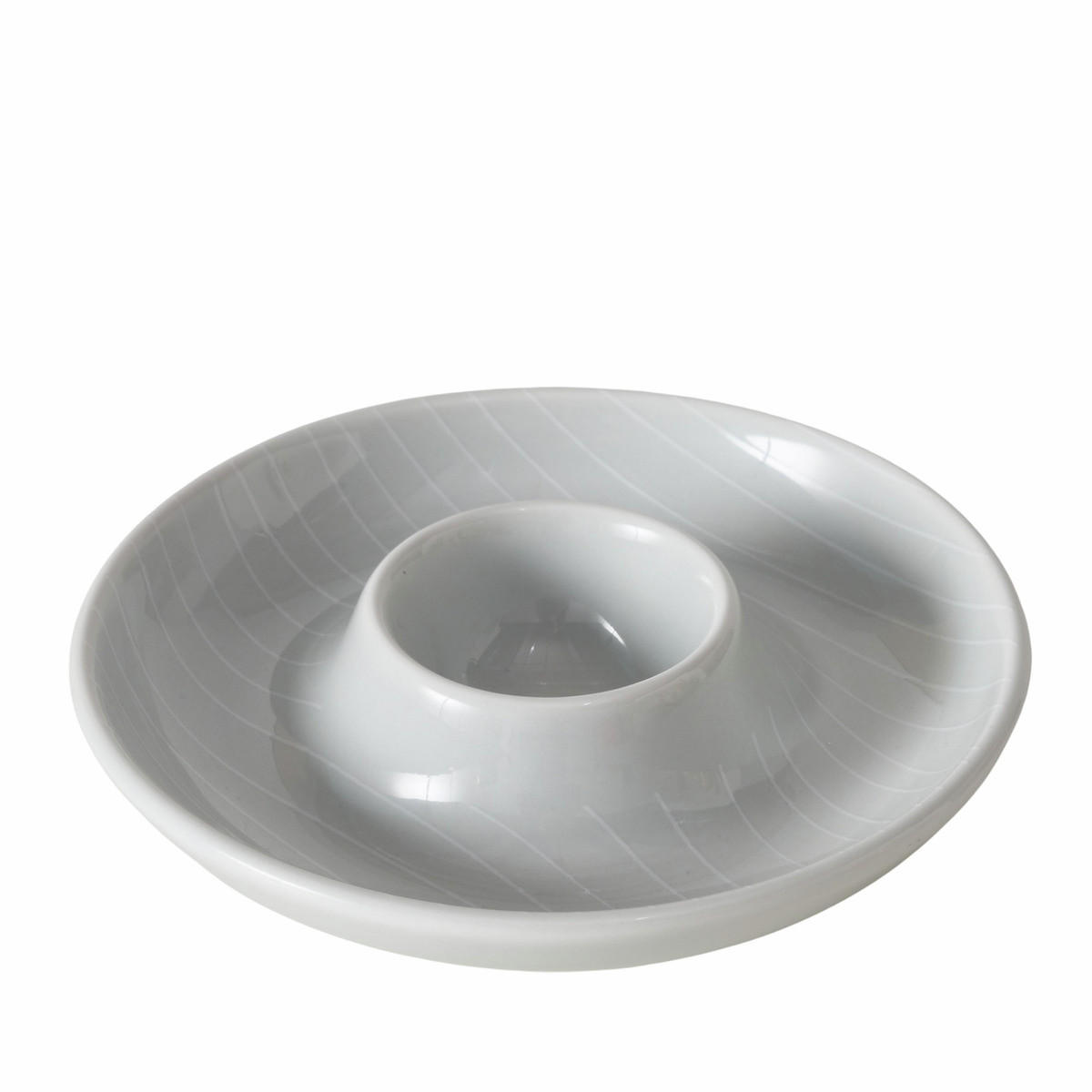 EIERBECHER Bergen - Grau, Keramik (12.8/2.8/12.8cm) - Boltze Home