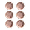 DESSERTTELLER Melida klein rosa 10 cm 6er-Set - Rosa, Keramik (10/10/1cm) - Homla