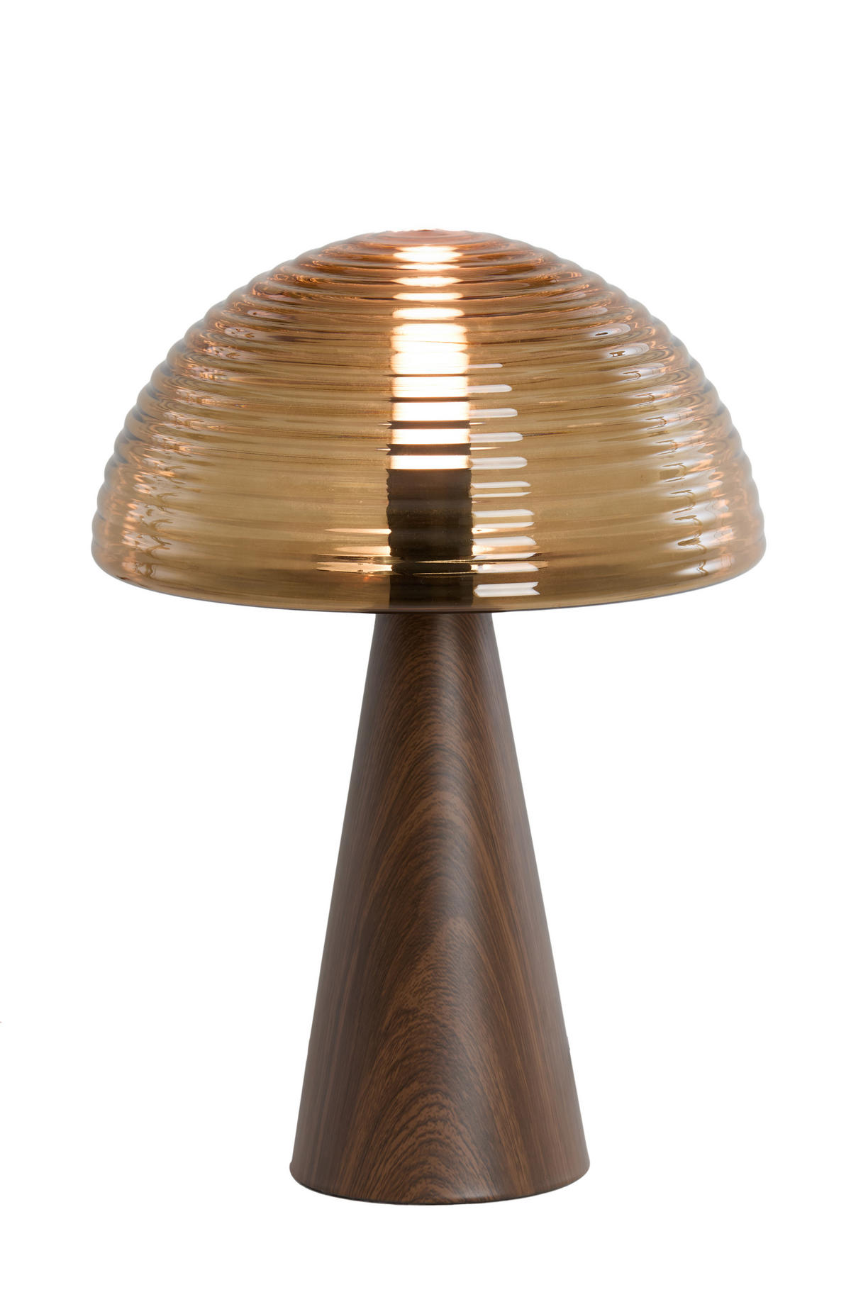 TISCHLAMPE Mueda Braun Ø30/43 cm - Braun, Metall (30/30/43cm) - Light & Living