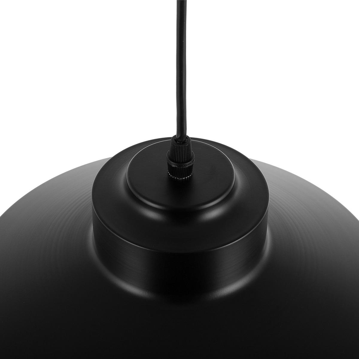 HÄNGELEUCHTE Muga 33/33/114 cm - Schwarz, Metall (33/33/114cm) - Beliani