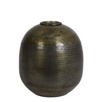 VASE Lezay Bronze 48/48/52 cm - Bronzefarben, Metall (52cm) - Light & Living