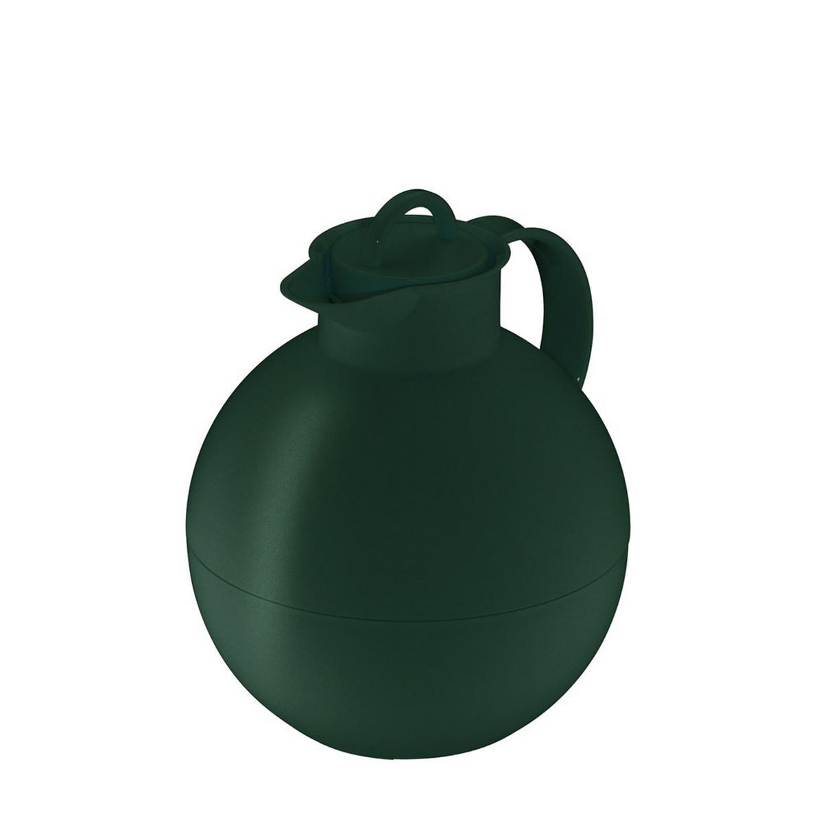 ISOLIERKANNE KUGEL, Kunststoff / Hartglaseinsatz, Smoke Pine Mat, 0.94 L - Grün, Kunststoff (0.94L) - Alfi