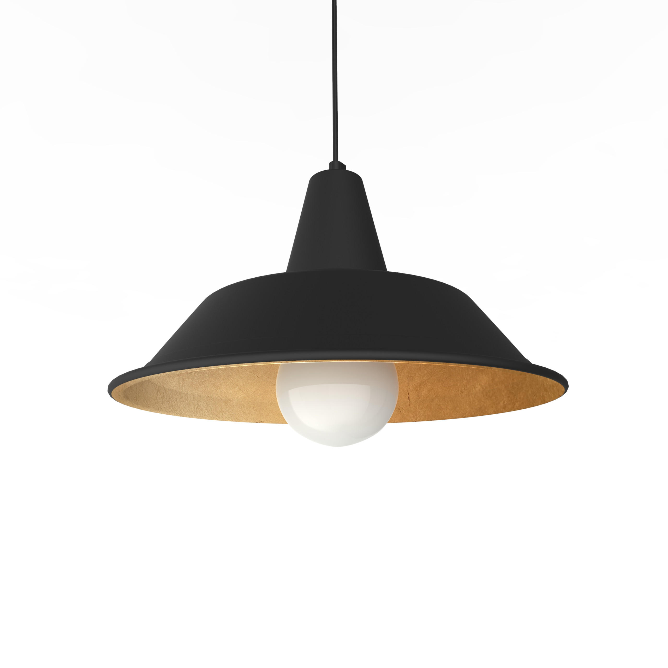 HÄNGELEUCHTE - Goldfarben, Metall (35/35/20cm) - Lumicom