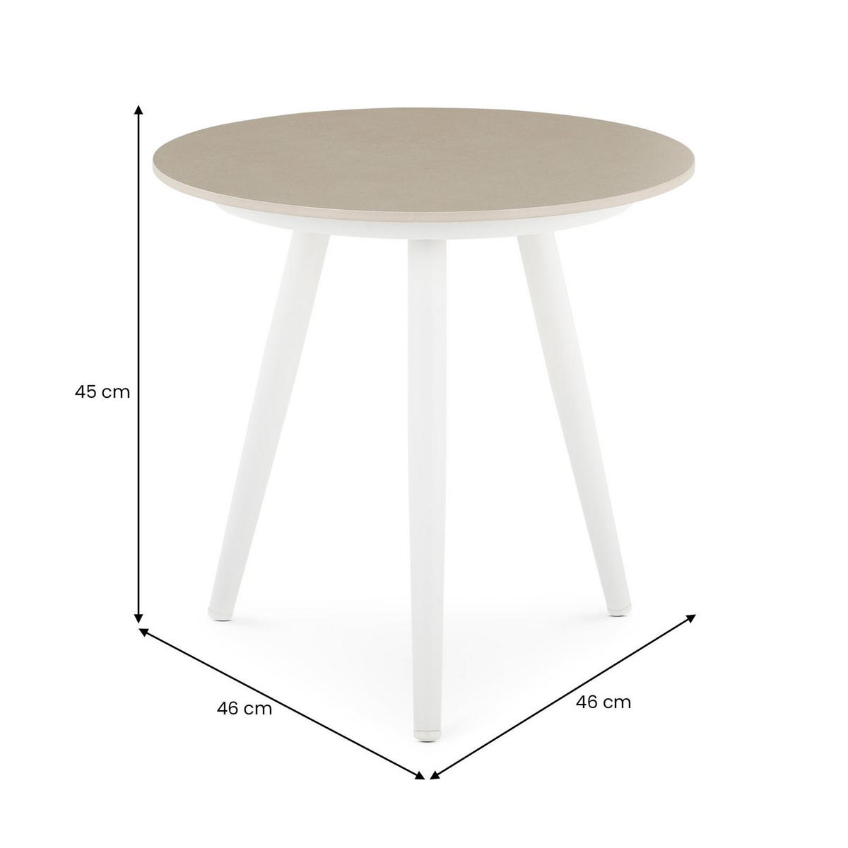 GARTENSOFA AMALFI - Beige, Kunststoff (110/75/112cm) - IDIMEX