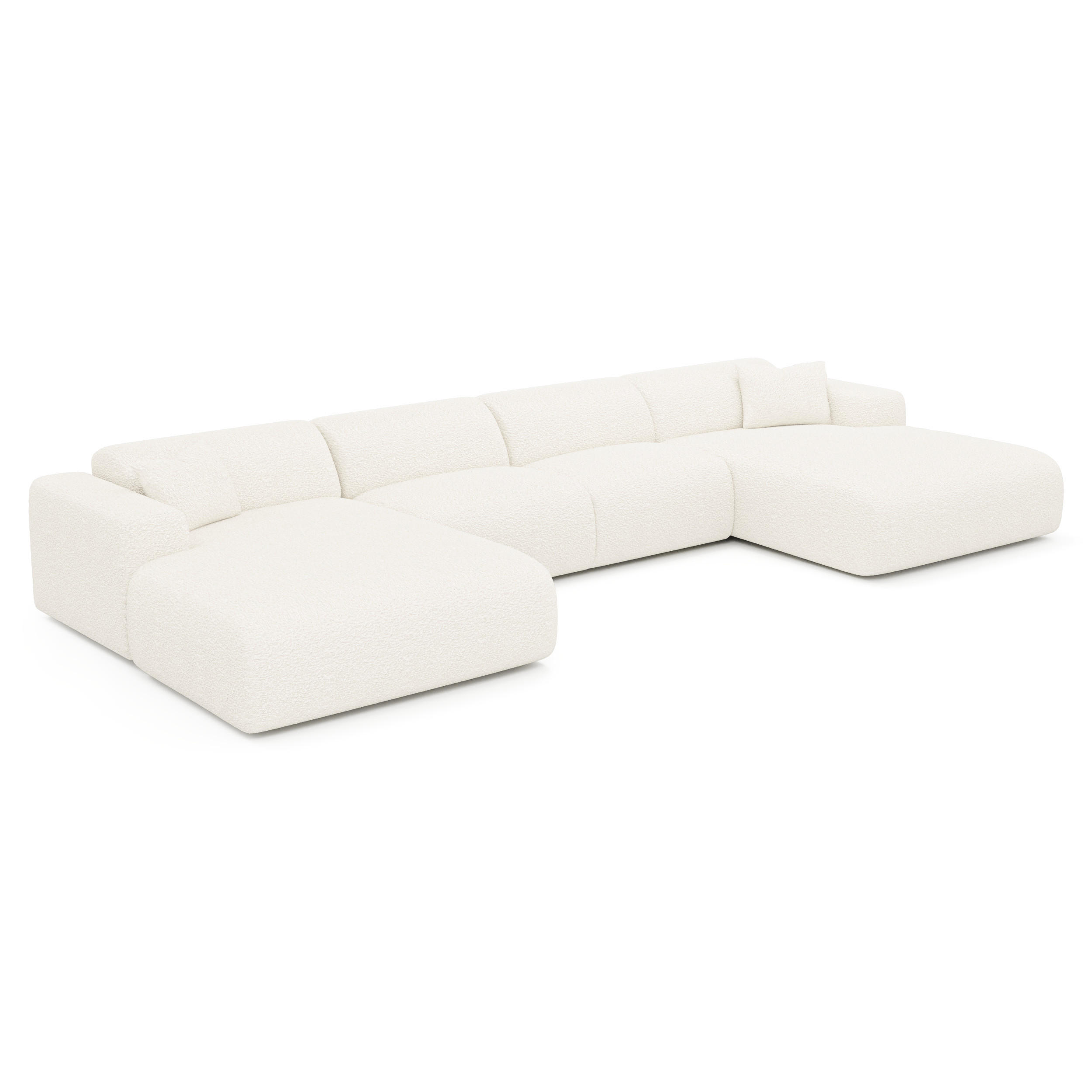 Sia Home Wohnlandschaft Creme 366x73x165 cm