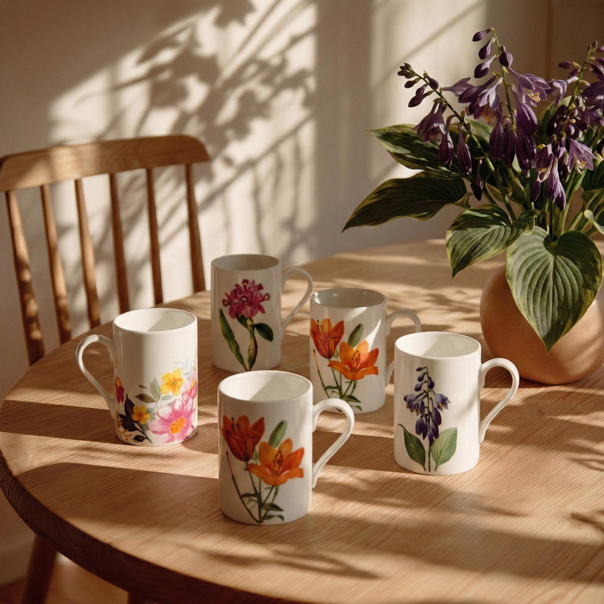 BECHER Armano Violett 8/11/11.5 cm Porzellan - Violett, Keramik (0.41L) - Mondex